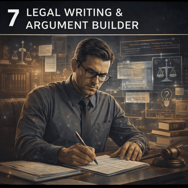 Legal Writing & Argument Builder 7